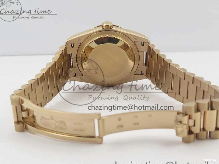 Maker Day-Date 128239 RG Black on Crystral Edition Bracelet RG Best Dial Markers 36 Bp President 1221